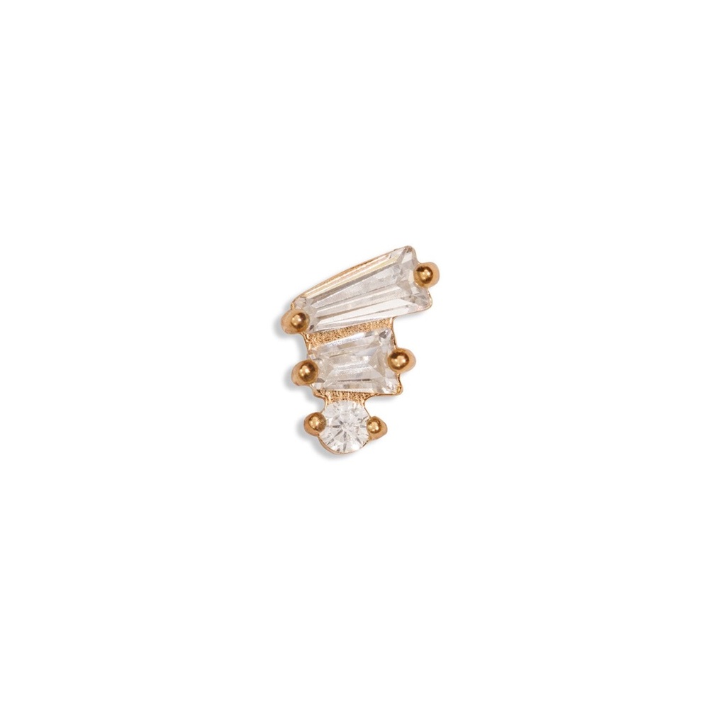 EMBER BODY JEWELRY SEQUENCE CZ threadless end
